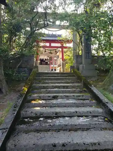 惣社白山神社の鳥居