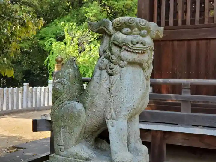 野口神社の狛犬
