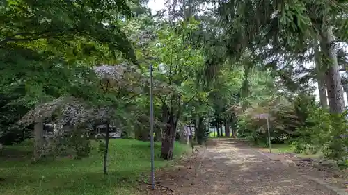 音江神社の庭園