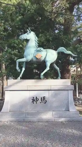 川原神社の狛犬