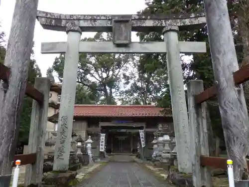 小鴨神社の鳥居