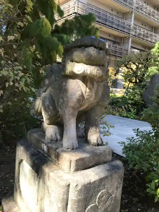 成子天神社の狛犬