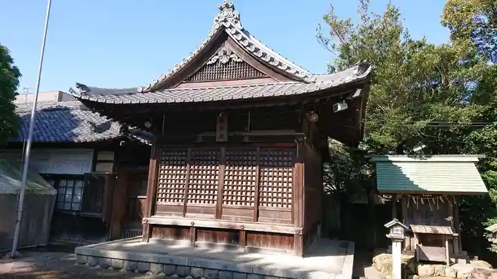 安久美神戸神明社の本殿・本堂