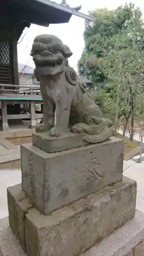 千束八幡神社の狛犬