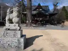 賀羅加波神社の狛犬