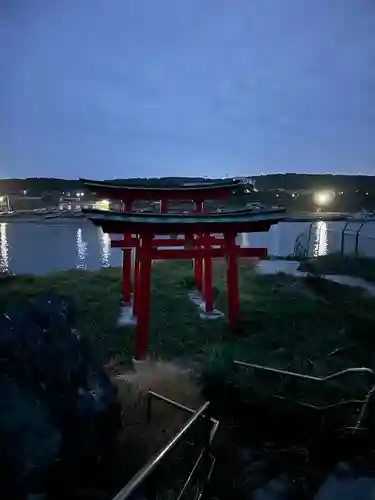 弁天島の厳島神社(青森県)