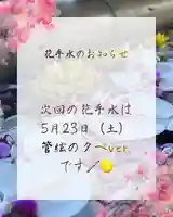 花手水のお知らせ📃
