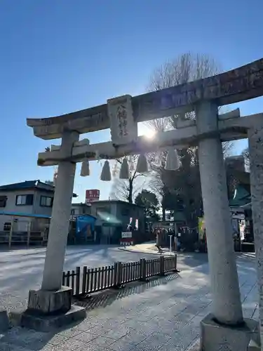 川越八幡宮の鳥居