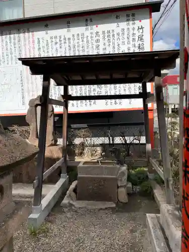 竹尾稲荷神社の手水舎