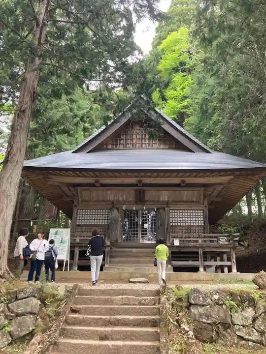 戸隠神社火之御子社の本殿・本堂