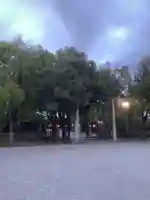 溝旗神社(肇國神社)の鳥居