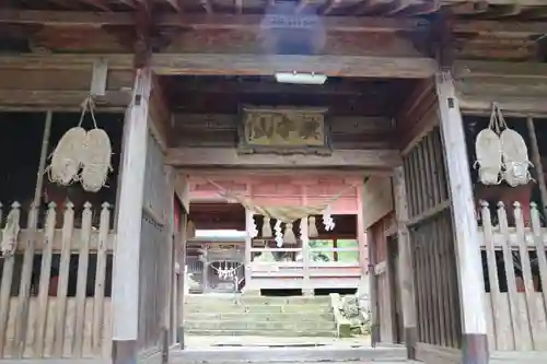 田村神社の山門・神門