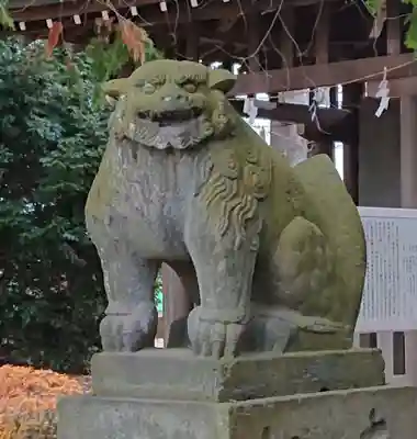 朝日森天満宮の狛犬