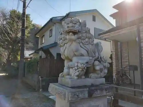 五所神社の狛犬