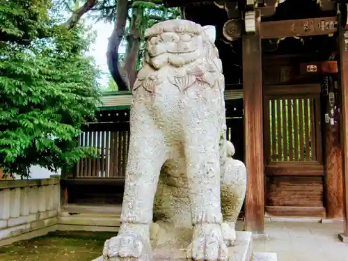 川口神社の狛犬