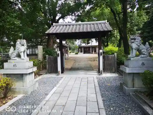 旦椋神社の山門・神門