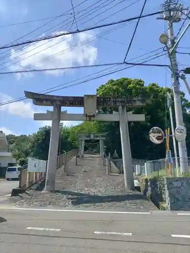 天石門別八倉比売神社の鳥居