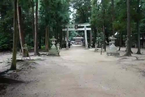 比良天満宮・樹下神社の鳥居