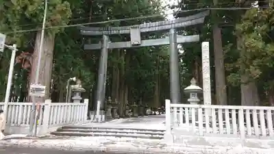 北口本宮冨士浅間神社の鳥居