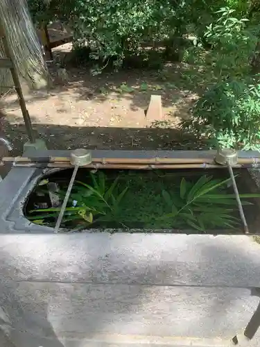 千代ケ岡八幡宮の手水舎