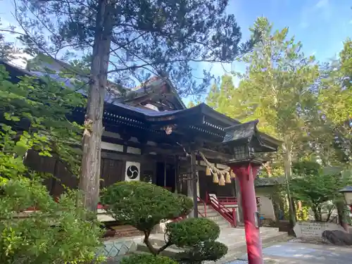 軽米八幡宮の本殿