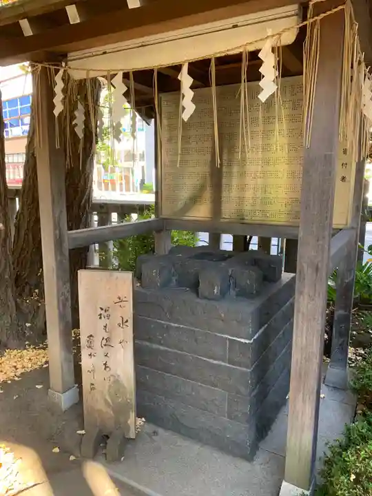亀戸 香取神社の手水舎