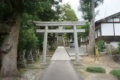 松江城山稲荷神社の鳥居