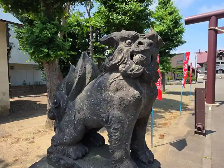 苗穂神社の狛犬