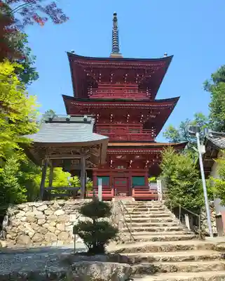 柏原八幡宮の塔