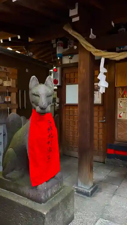 露天神社(お初天神)の狛犬