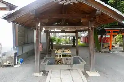 縣神社の手水舎