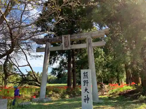 熊野神社の鳥居