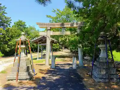 八幡社(落合八幡社)の鳥居