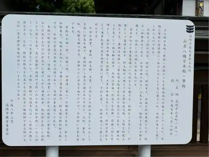 山名八幡宮(群馬県)