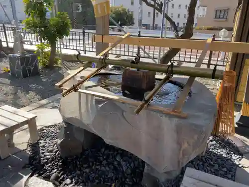 白旗神社の手水舎