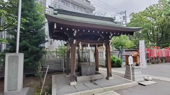 木場 洲﨑神社の手水舎