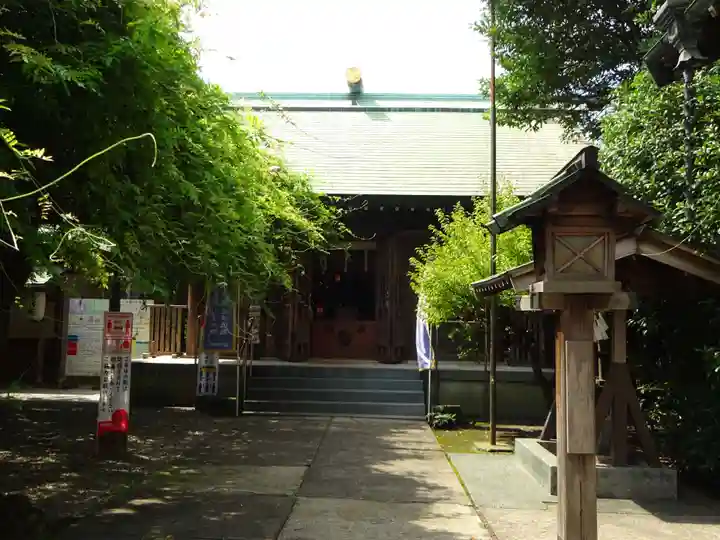 國領神社の本殿・本堂