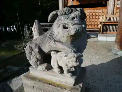 相馬妙見宮　大上川神社の狛犬