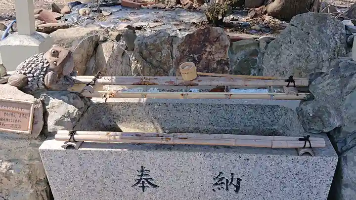 星置神社の手水舎