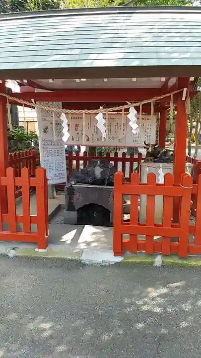 五方山熊野神社の手水舎