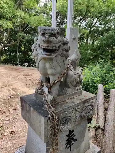 呉織神社の狛犬