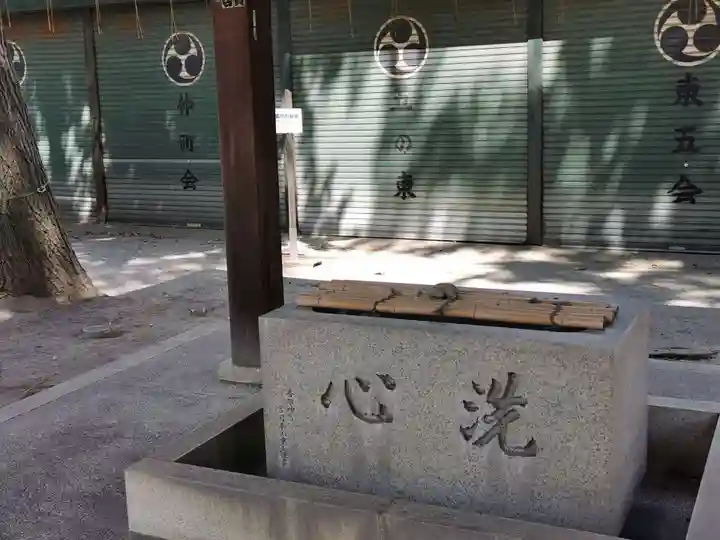 亀有香取神社の手水舎