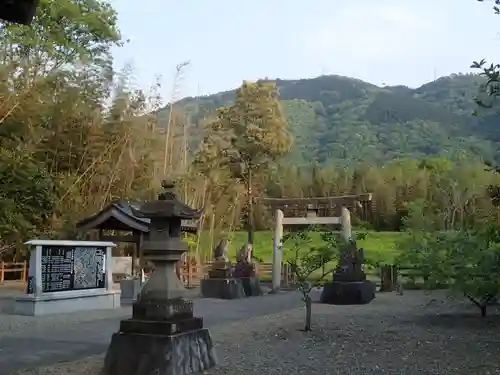 伊射奈美神社の鳥居