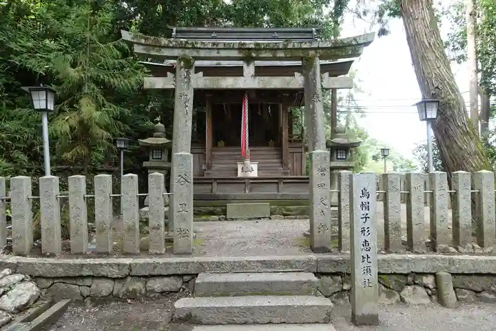 烏帽子形八幡神社の末社・摂社