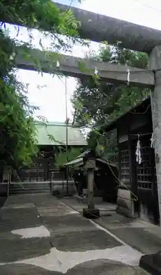 國領神社の鳥居