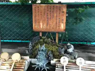諏訪神社の手水舎