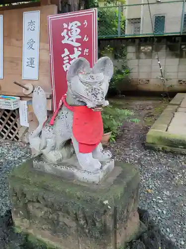 川越熊野神社の狛犬