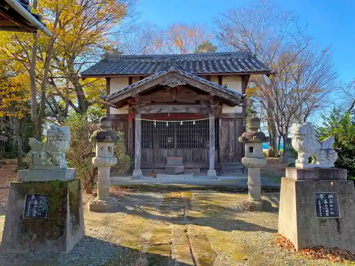 阿保神社の本殿・本堂