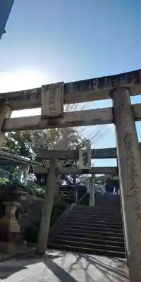 岡田神社の鳥居