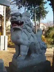 弥生神社の狛犬